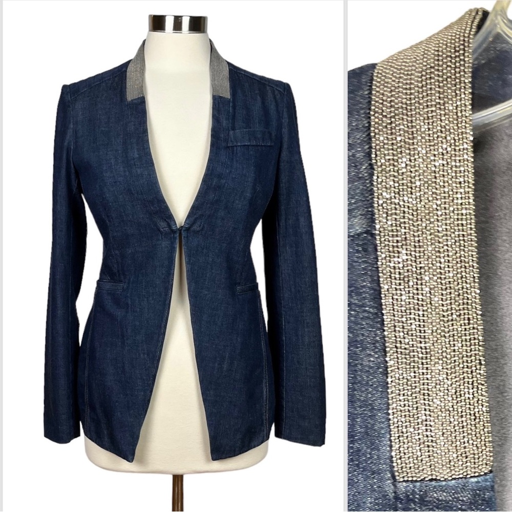 Brunello Cucinelli Monili Denim Jacket
